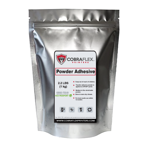 USA 1kg DTF Powder Direct to Film Adhesive Powder Transfer Hot Melt Powder  Black